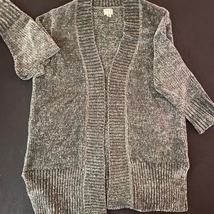 Chenille Sage Open Sweater